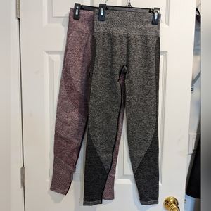 VS PINK Seamless Leggings (both pairs)